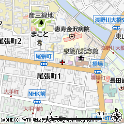 四知堂 金沢周辺の地図