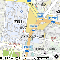 石川県金沢市武蔵町14-33周辺の地図