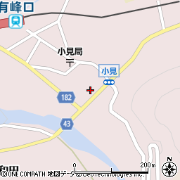 富山県富山市小見539-1周辺の地図