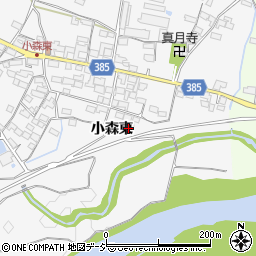 長野県長野市篠ノ井小森1177周辺の地図