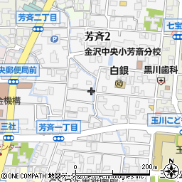 石川県金沢市芳斉周辺の地図
