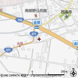 富山県砺波市庄川町金屋2017周辺の地図