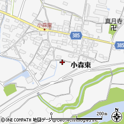 長野県長野市篠ノ井小森1189周辺の地図