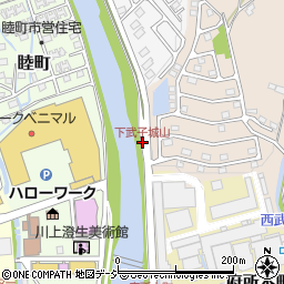 下武子城山周辺の地図