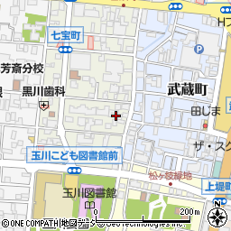 石川県金沢市玉川町周辺の地図