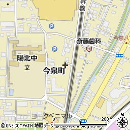 栃木県宇都宮市今泉町周辺の地図