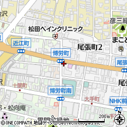 キュリオステーション金沢尾張町店周辺の地図