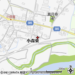 長野県長野市篠ノ井小森1181周辺の地図