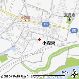 長野県長野市篠ノ井小森1190周辺の地図
