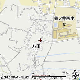 長野県長野市篠ノ井二ツ柳周辺の地図