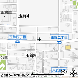 石川県金沢市玉鉾4丁目8周辺の地図