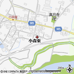 長野県長野市篠ノ井小森小森東1182周辺の地図