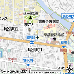 上林金沢茶舗周辺の地図