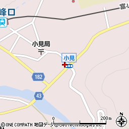 富山県富山市小見543-2周辺の地図