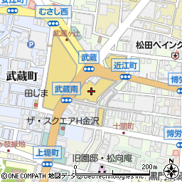 ヤングドライグループ　ヤングドライ近江町店周辺の地図