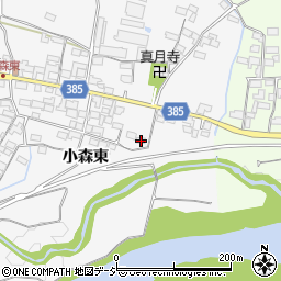 長野県長野市篠ノ井小森1209周辺の地図