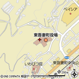 東吾妻町役場　上下水道課周辺の地図