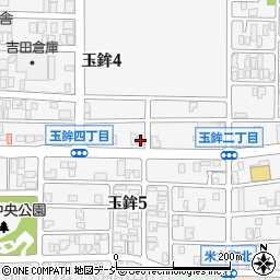石川県金沢市玉鉾4丁目10周辺の地図