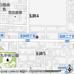 石川県金沢市玉鉾4丁目14周辺の地図