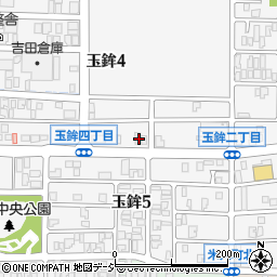 石川県金沢市玉鉾4丁目11周辺の地図