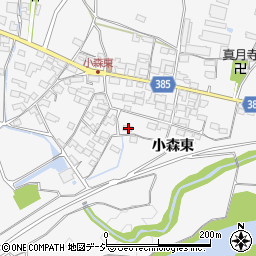 長野県長野市篠ノ井小森1191周辺の地図