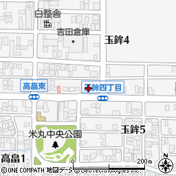 石川県金沢市玉鉾4丁目21周辺の地図