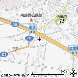 富山県砺波市庄川町金屋2041周辺の地図