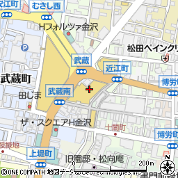 石川県金沢市青草町周辺の地図