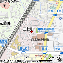 石川県金沢市三社町7周辺の地図