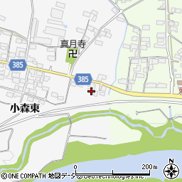 長野県長野市篠ノ井小森1319周辺の地図