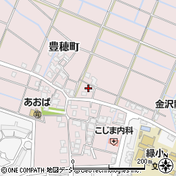 石川県金沢市豊穂町233周辺の地図