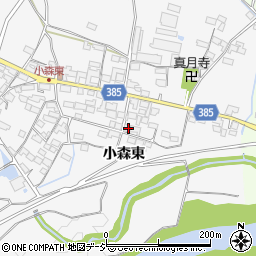 長野県長野市篠ノ井小森1201周辺の地図