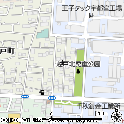 栃木県宇都宮市越戸町30-29周辺の地図