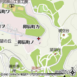 石川県金沢市卯辰町ノ周辺の地図