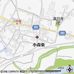 長野県長野市篠ノ井小森1198周辺の地図