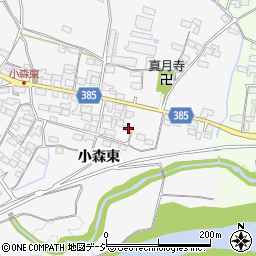 長野県長野市篠ノ井小森1205周辺の地図