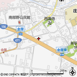 富山県砺波市庄川町金屋2080周辺の地図