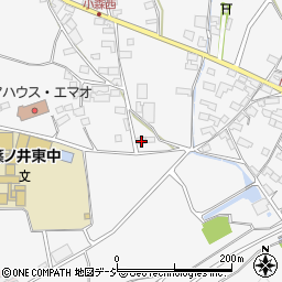 長野県長野市篠ノ井小森671周辺の地図