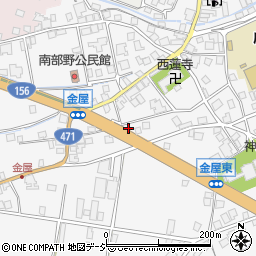 富山県砺波市庄川町金屋2077周辺の地図