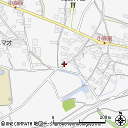 長野県長野市篠ノ井小森1106周辺の地図