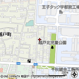 栃木県宇都宮市越戸町30-43周辺の地図