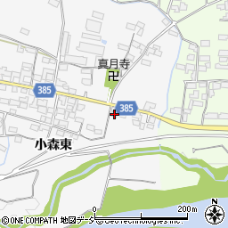 長野県長野市篠ノ井小森1324周辺の地図