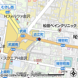 近江町周辺の地図