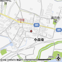 長野県長野市篠ノ井小森1195周辺の地図