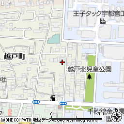 栃木県宇都宮市越戸町31-7周辺の地図