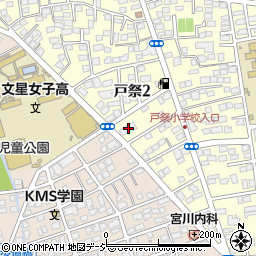 和尚塚市営住宅周辺の地図