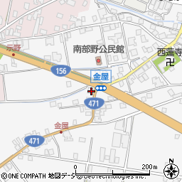 富山県砺波市庄川町金屋3054周辺の地図