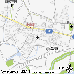 長野県長野市篠ノ井小森1193周辺の地図