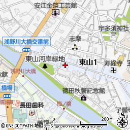 松本タクシー周辺の地図