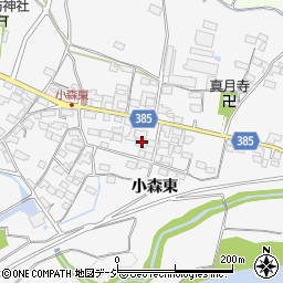 長野県長野市篠ノ井小森1197周辺の地図